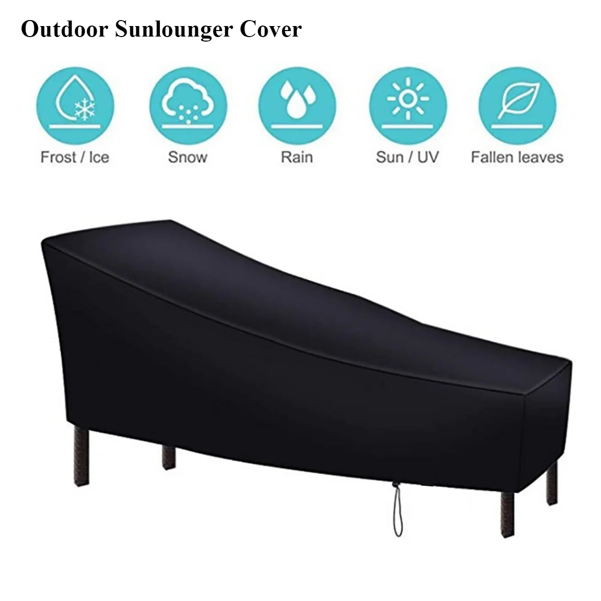 Outdoor Furniture Fabric - Oxford Fabric Sunlounger Cover, Outdoor Patio