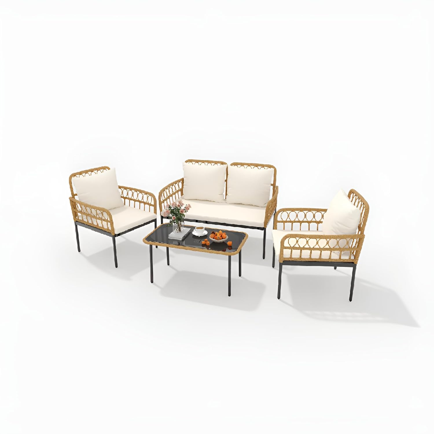 Outdoor Furniture Ofo - o*-4 Pieces Patio Furniture Set Outdoor