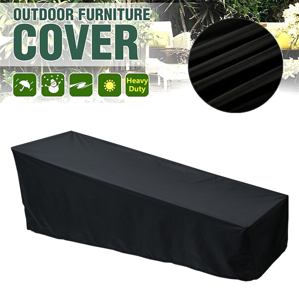Outdoor Furniture Fabric - Outdoor Garden Sunbed Cover Sun Lounger