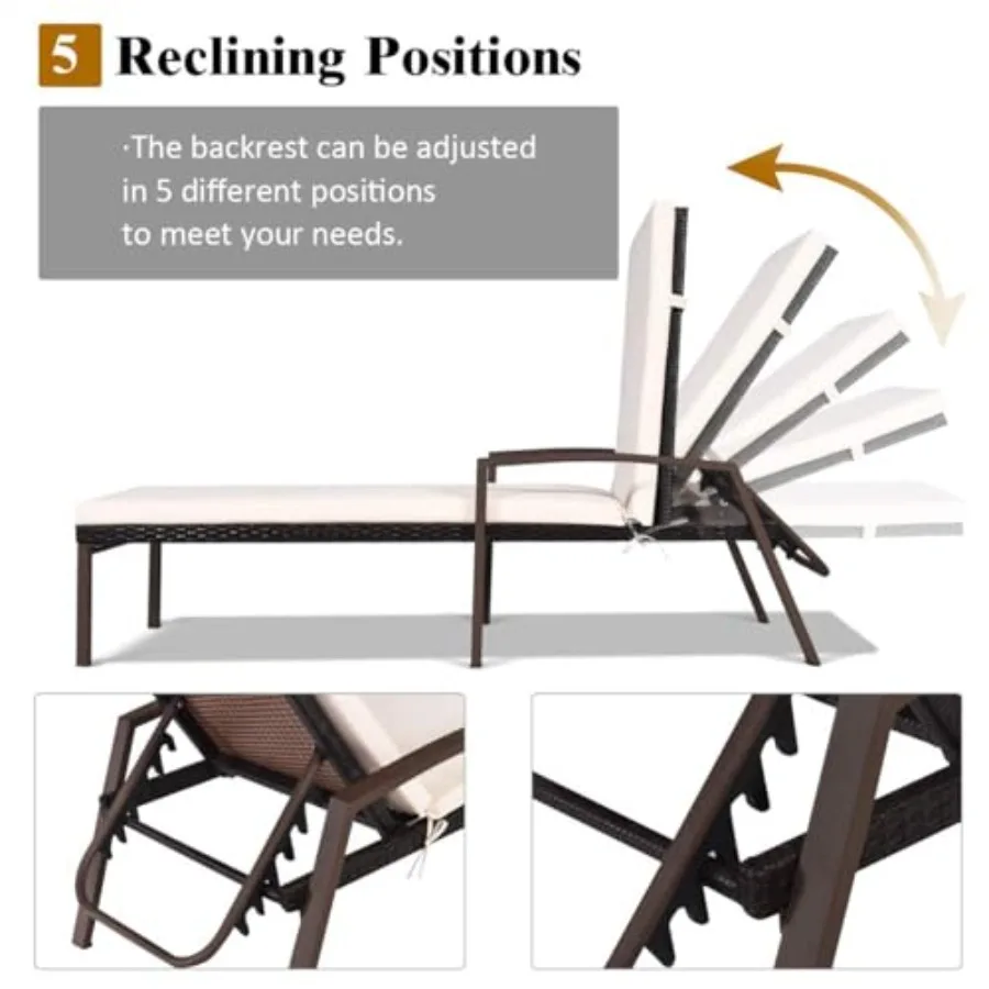 Patio chaise lounge set for ou - Rattan Lounge Set review and price
