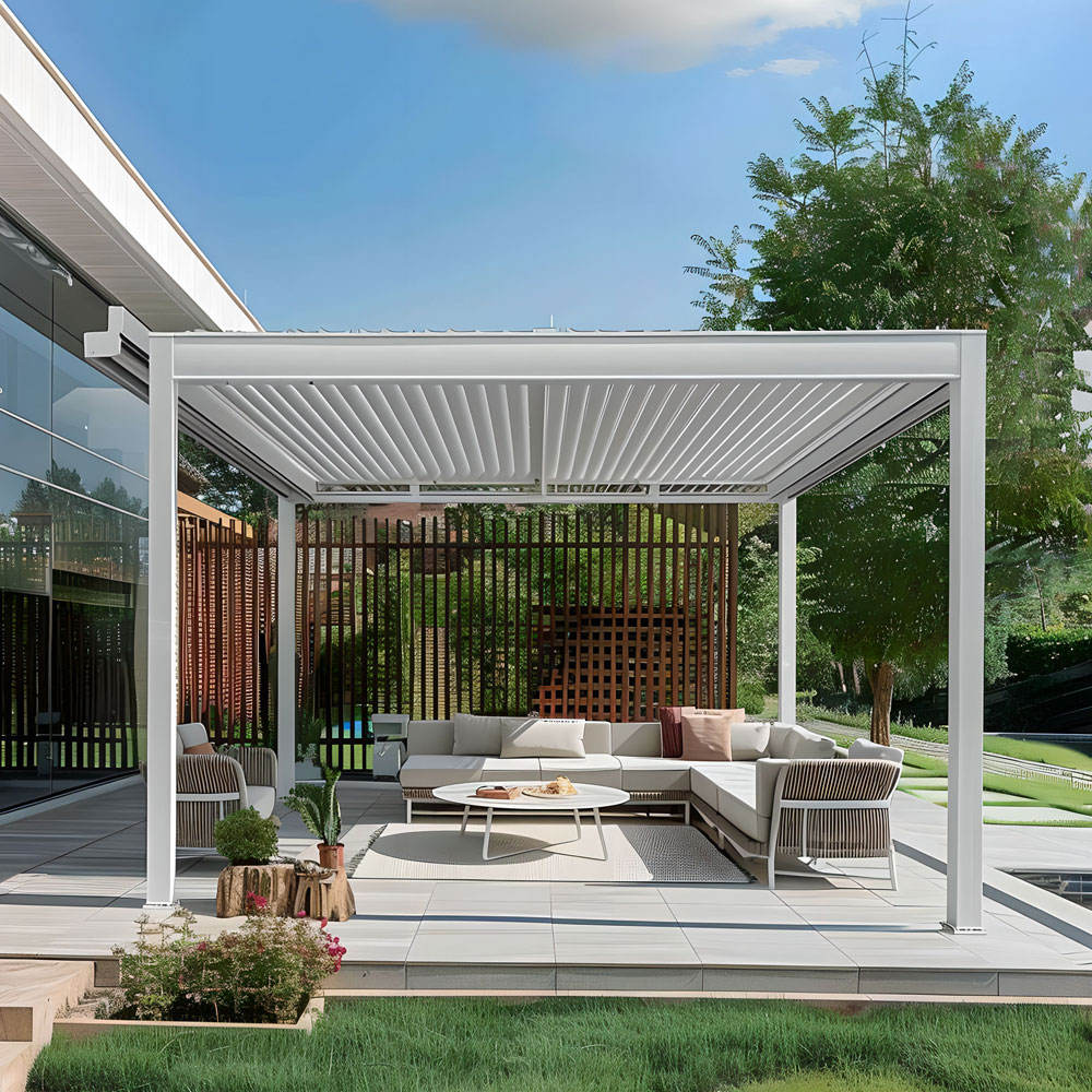 Exterior Carport Pavilion Louv - Outdoor Furniture Aluminum review and price