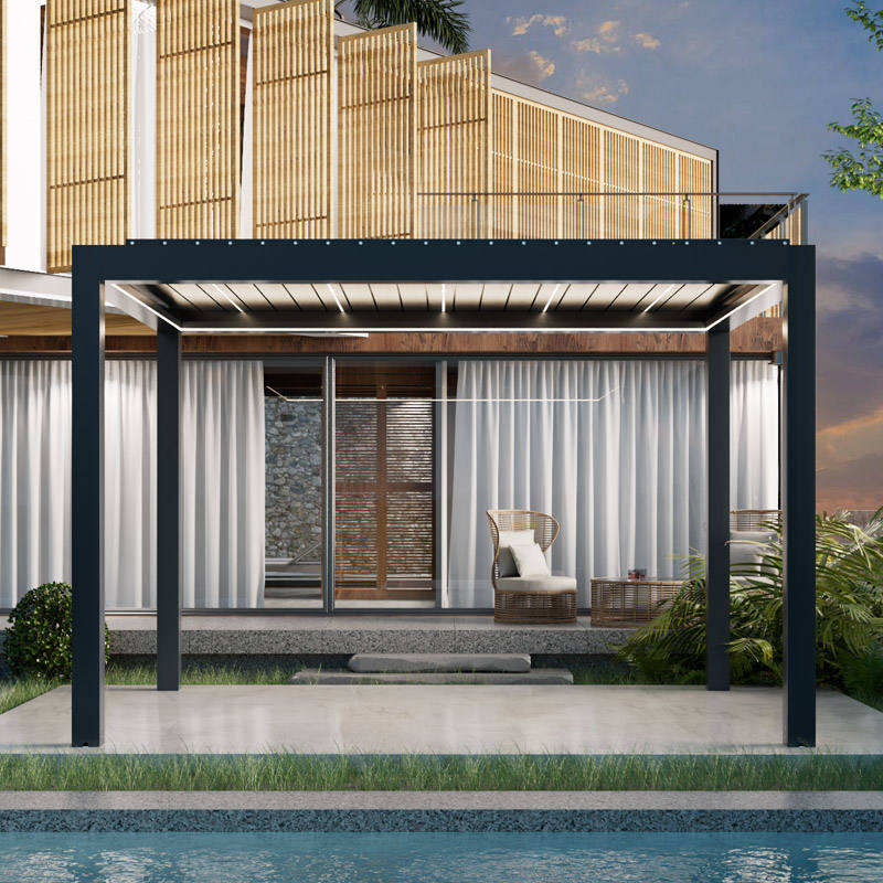 Exterior Carport Pavilion Louv - Outdoor Furniture Aluminum review and price