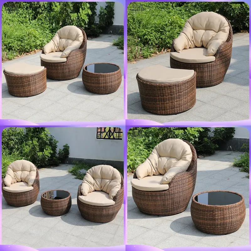 Wicker Outdoor Sofa Set for Sm - Rattan Lounge Set review and price