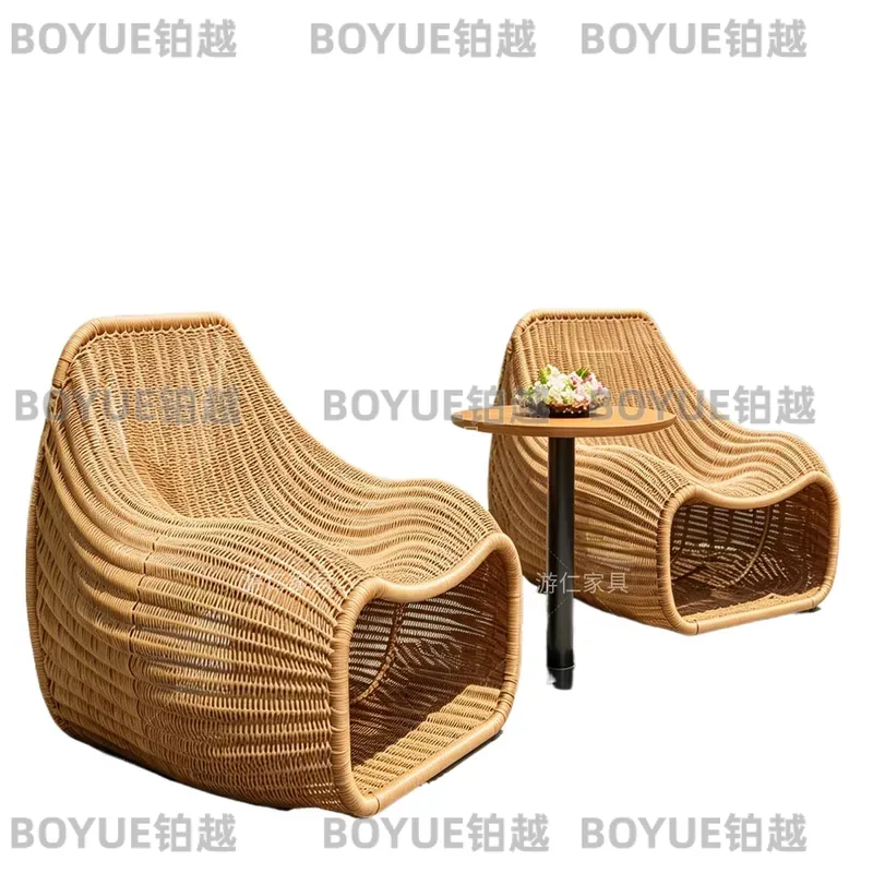 Outdoor Wicker Patio Furniture - Rattan Lounge Set review and price