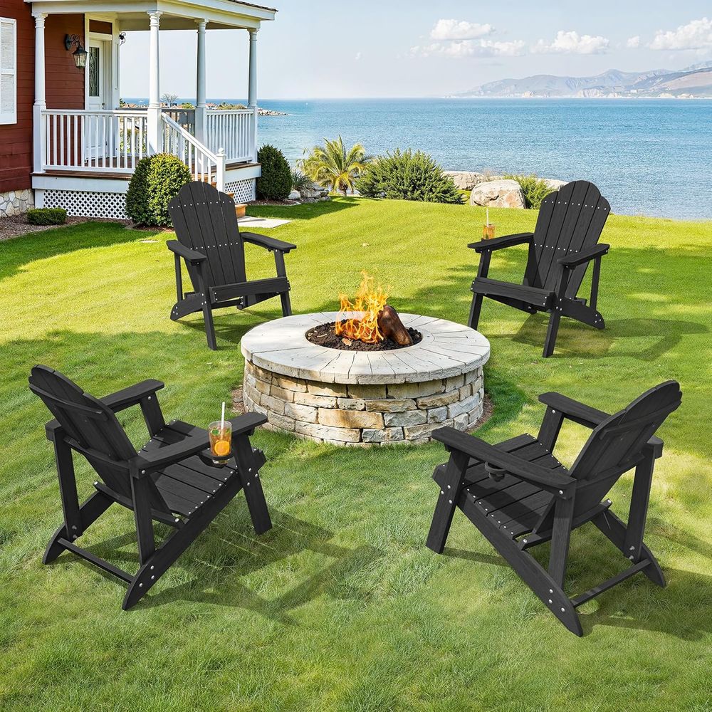 Adirondack Chairs Set o 4 - We - Outdoor Furniture Ofo review and price