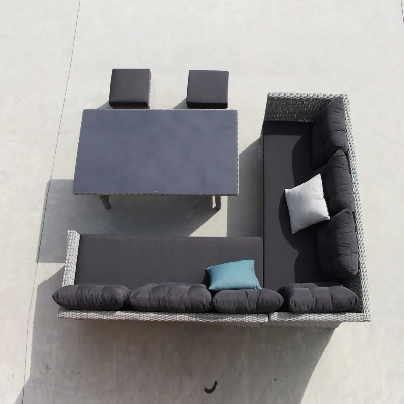 Outdoor PE Wicker Lounge Sofa  - Rattan Lounge Set review and price