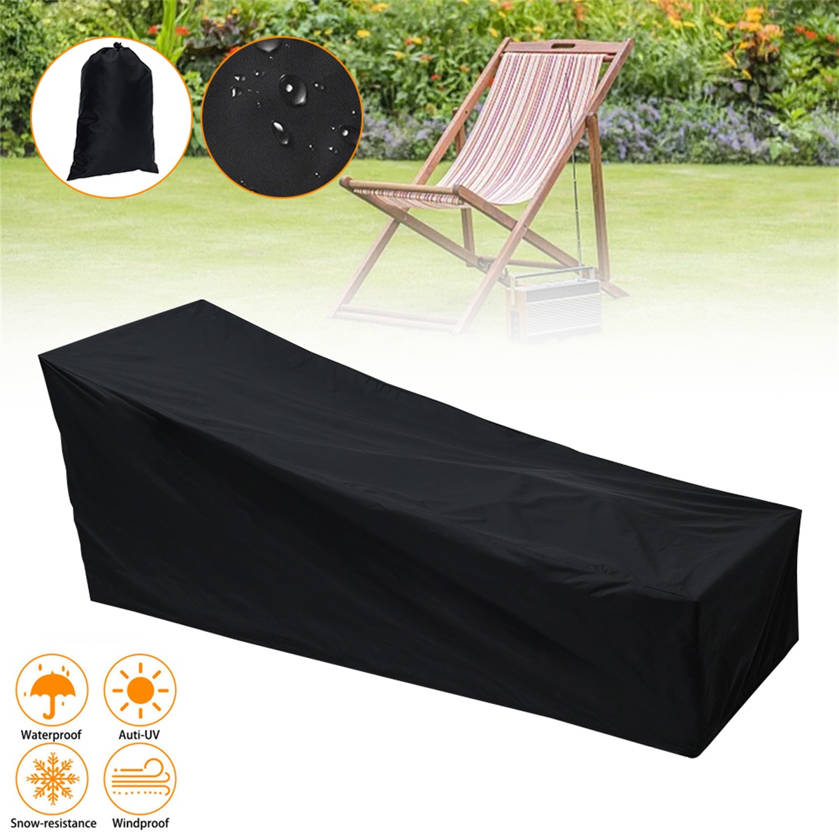 Outdoor Garden Sunbed Cover Su - Outdoor Furniture Fabric review and price