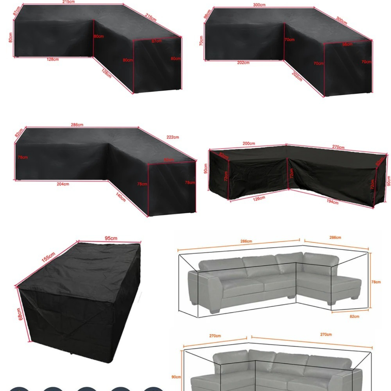 Outdoor L-shaped Outdoor Sofa  - Outdoor Furniture Cover Xl review and price