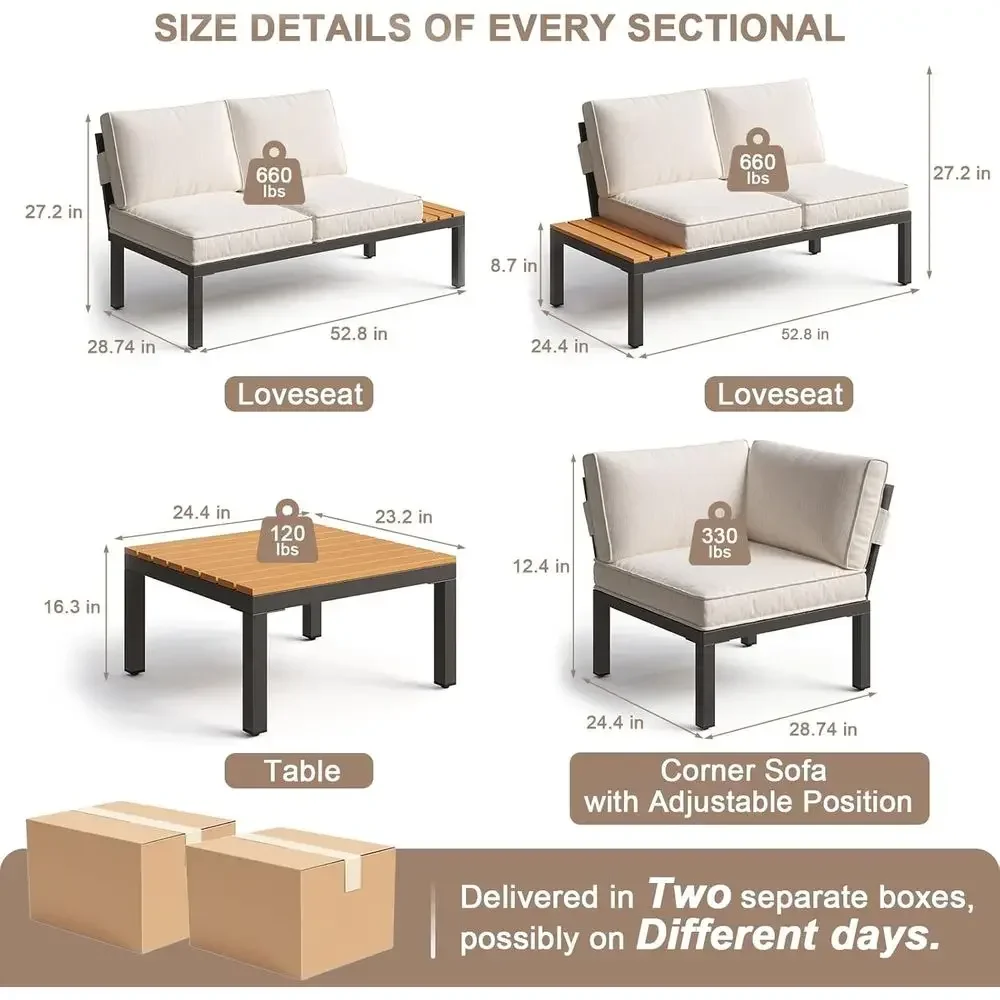 5-Person Outdoor Patio Furnitu - Outdoor Furniture Durable review and price