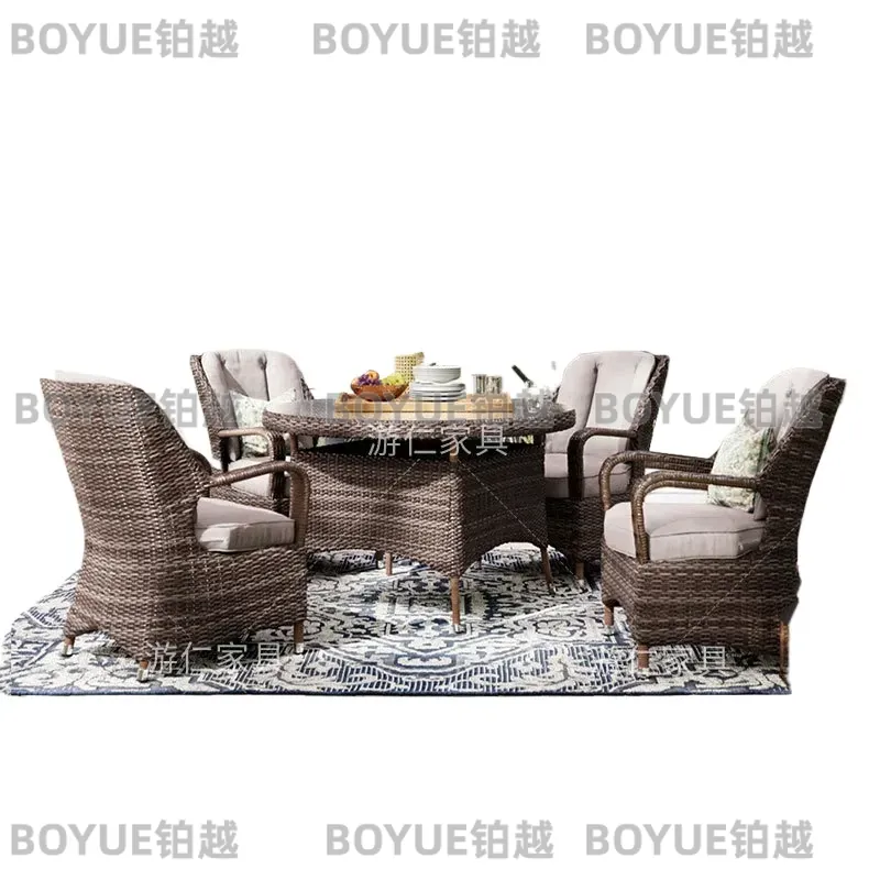 Outdoor Rattan Table Chair Sto - Rattan Lounge Set review and price