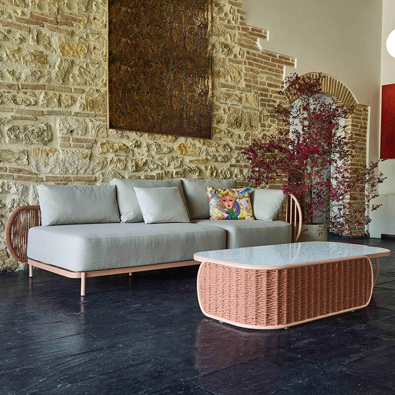 #Luxury Modern 3-Seater Outdoo - Rattan Lounge Set review and price